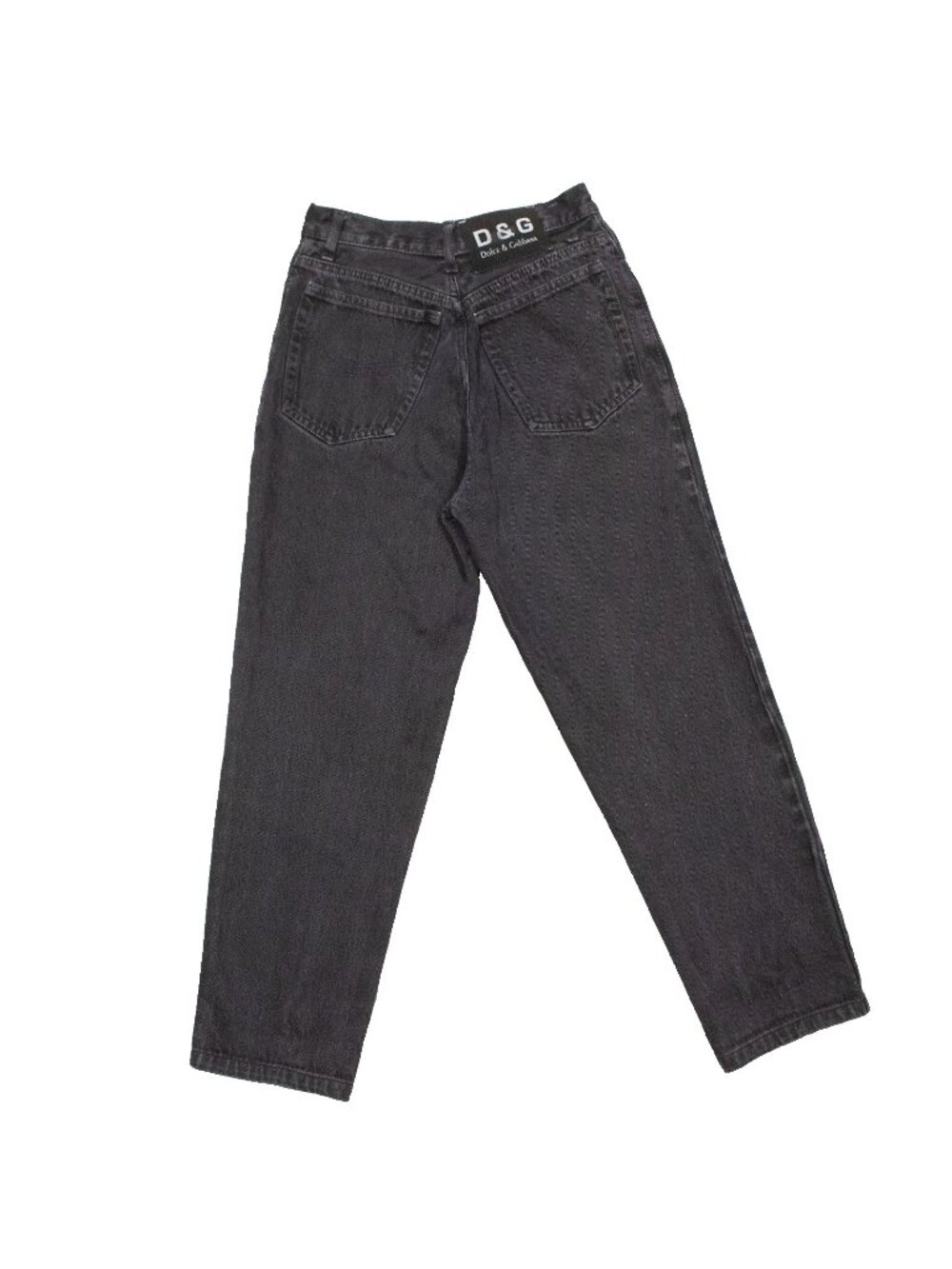 Vintage Dolce & Gabbana Jeans Cotton Womens Denim Faded Black 26x25